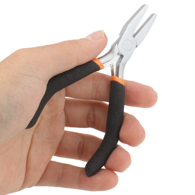 คีมปากแบน 4.5 นิ้ว, 4.5 inch Flat Nnose Pliers