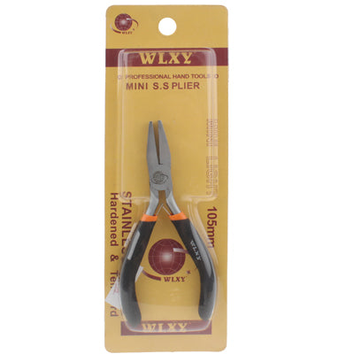 คีมปากแบน 4.5 นิ้ว, 4.5 inch Flat Nnose Pliers