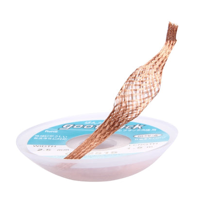 Goot Wick/Desoldering Wick 2515 (กว้าง: 2.5 มม. ยาว: 1.5 ม.), 2.5mm