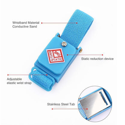 สายรัดข้อมือสายรัดสายเคเบิลป้องกันไฟฟ้าสถิตย์ ESD แบบไร้สาย, Wireless Wrist Strap