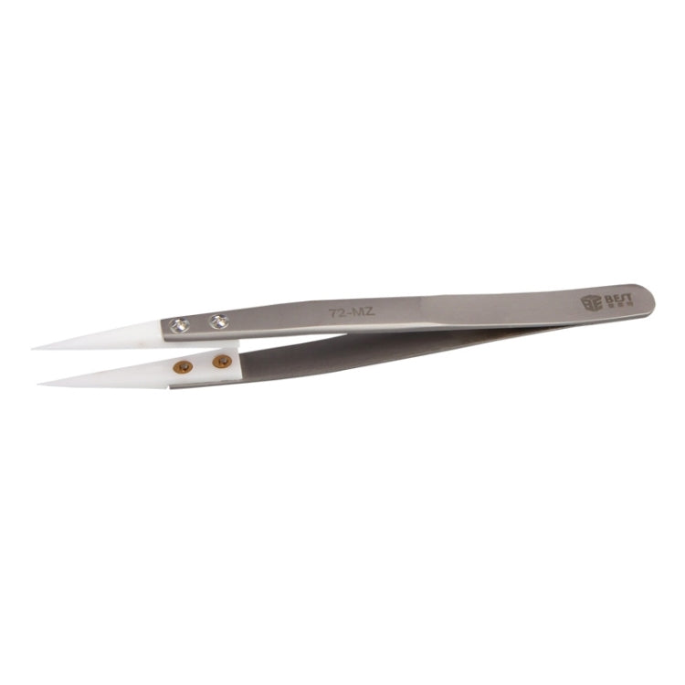 BEST BST-72-MZ 302 แหนบปลายเซรามิกทนต่ออุณหภูมิสูงสแตนเลส, BST-72-MZ