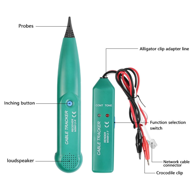 MS6812 Professional Cable Tracker เครื่องทดสอบตำแหน่งเบรกพอยต์, Breakpoint location Tester