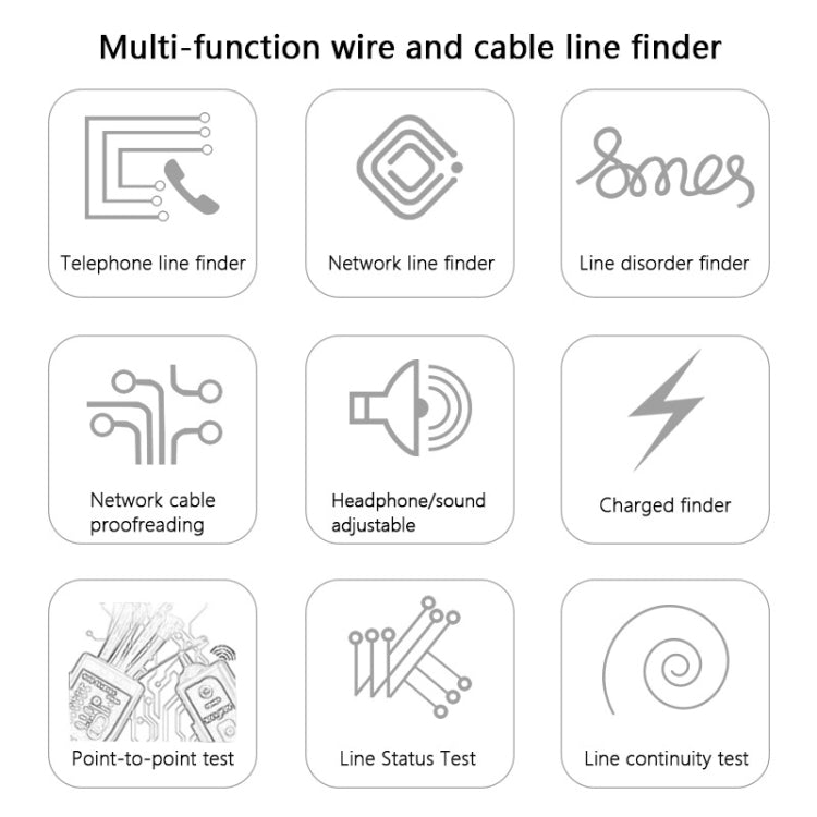 MS6812 Professional Cable Tracker เครื่องทดสอบตำแหน่งเบรกพอยต์, Breakpoint location Tester