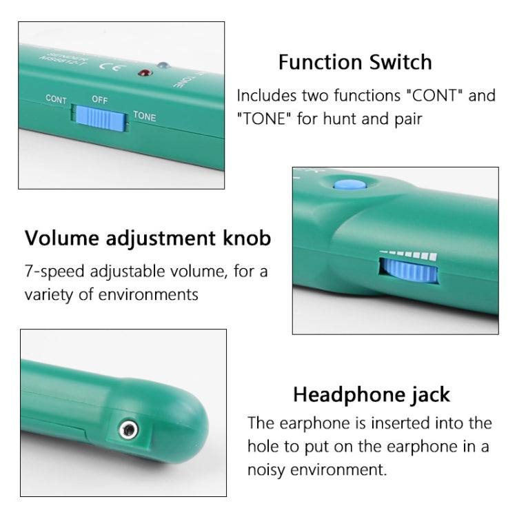 MS6812 Professional Cable Tracker เครื่องทดสอบตำแหน่งเบรกพอยต์, Breakpoint location Tester