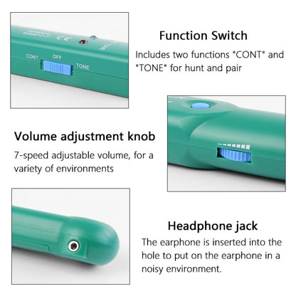 MS6812 Professional Cable Tracker เครื่องทดสอบตำแหน่งเบรกพอยต์, Breakpoint location Tester