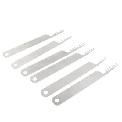 6 x ที่เปิดกุญแจกุญแจอเนกประสงค์ที่เปิดสลักแหวน เครื่องมือ ล็อค openers, Lock Openers