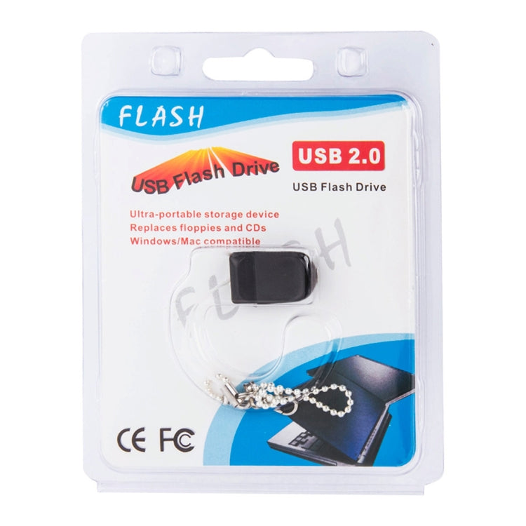 แฟลชไดรฟ์ USB ขนาดเล็ก 16GB พร้อมสายโซ่สำหรับพีซีและแล็ปท็อป, 16GB