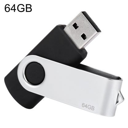 ดิสก์แฟลช Twister USB 2.0 ขนาด 64GB (สีดำ), 64GB/Black