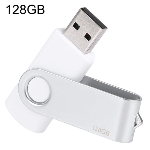 แฟลชดิสก์ Twister USB 2.0 ขนาด 128GB, 128GB/White