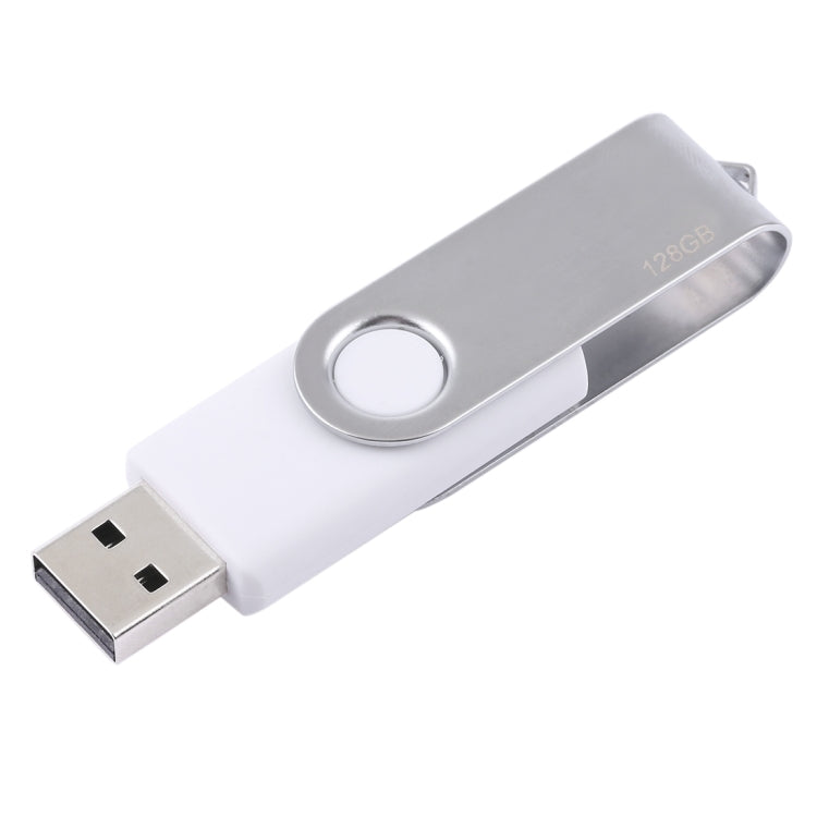 แฟลชดิสก์ Twister USB 2.0 ขนาด 128GB, 128GB/White