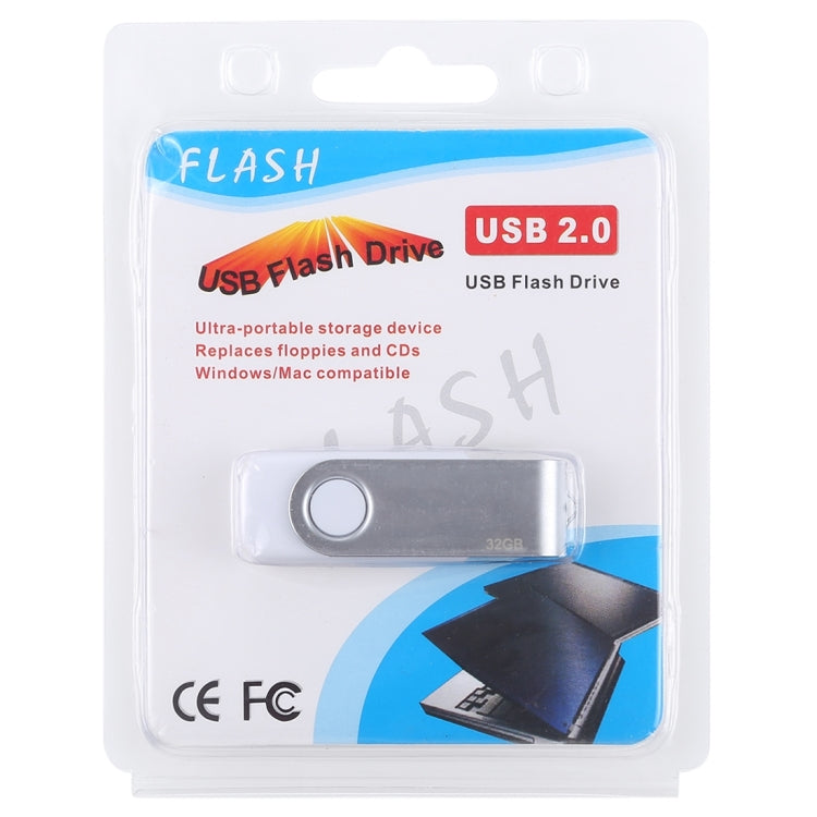 แฟลชดิสก์ Twister USB 2.0 ขนาด 32GB (สีขาว), 32GB/White