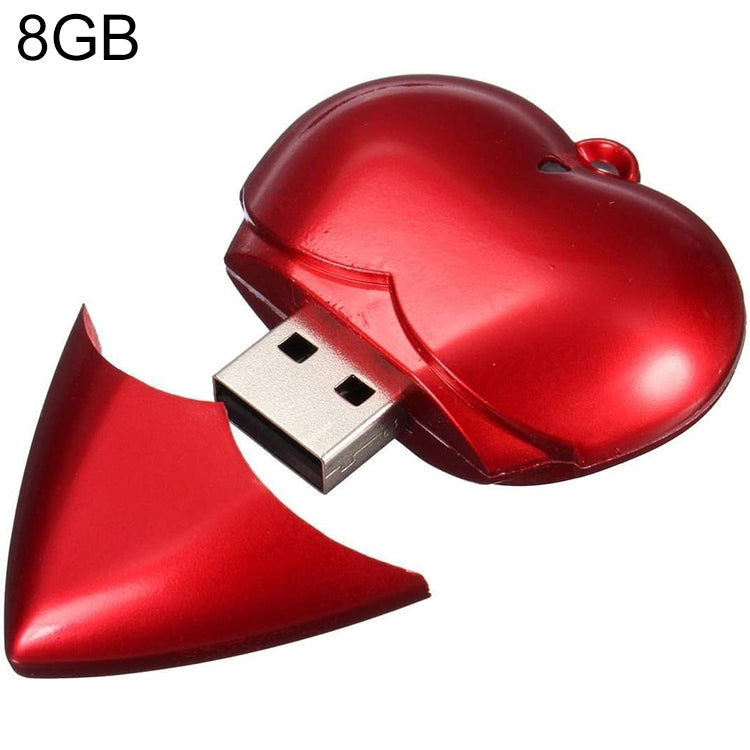 แฟลชดิสก์ USB รูปหัวใจขนาด 8GB, 8GB