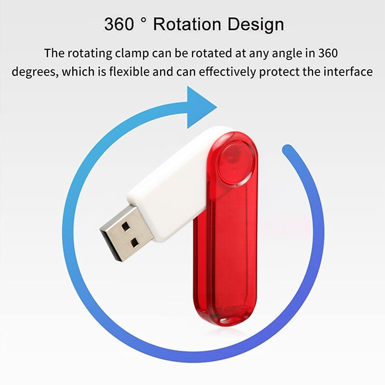 แฟลชดิสก์ USB ขนาด 2GB, 2GB (Red)