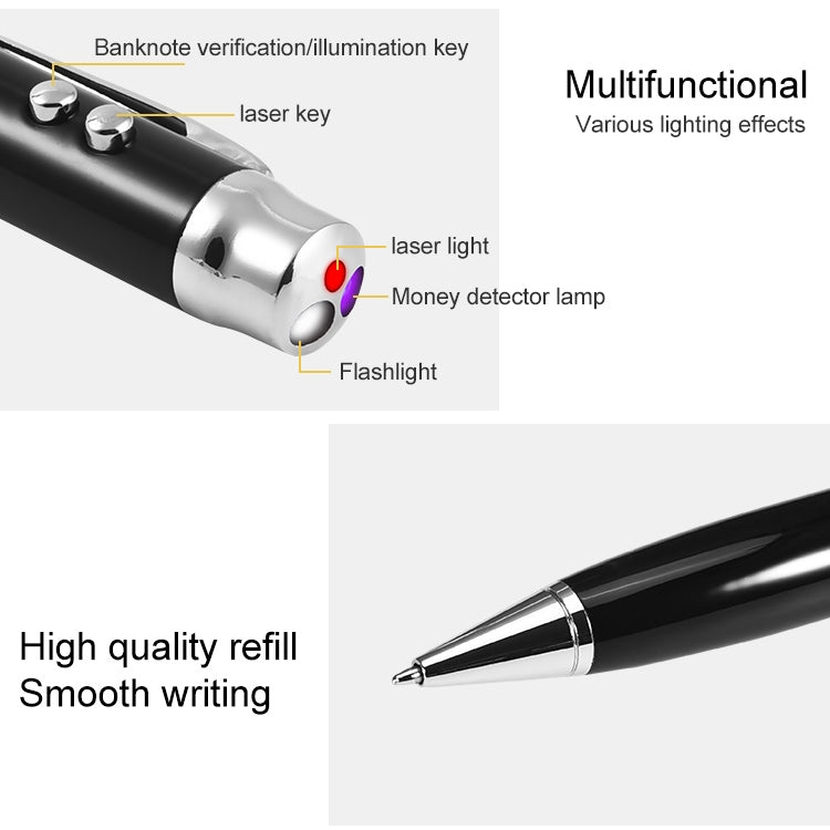 แฟลชดิสก์ USB แบบปากกาเลเซอร์ 3 in 1, สีเงิน (16GB), 2GB (Silver), 4GB (Silver), 8GB (Silver), 16GB (Silver), 2GB (Black), 4GB (Black), 8GB (Black), 16GB (Black)