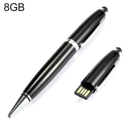 แฟลชดิสก์ USB แบบปากกา 2 in 1 สีดำ, 2GB (Silver), 4GB (Silver), 8GB (Silver), 16GB (Silver), 32GB (Silver), 2GB (Black), 4GB (Black), 8GB (Black), 16GB (Black), 32GB (Black)