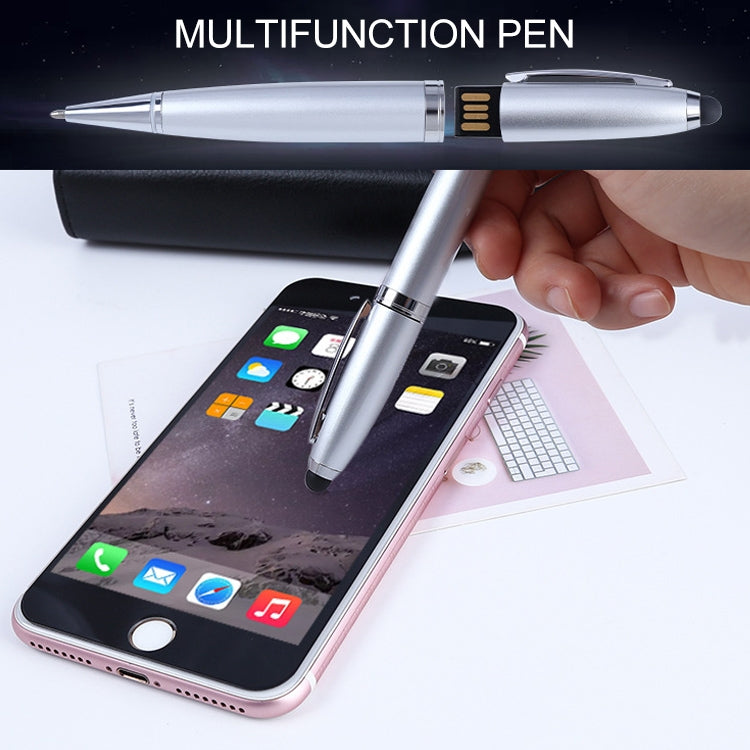 แฟลชดิสก์ USB แบบปากกา 2 in 1 สีดำ, 2GB (Silver), 4GB (Silver), 8GB (Silver), 16GB (Silver), 32GB (Silver), 2GB (Black), 4GB (Black), 8GB (Black), 16GB (Black), 32GB (Black)
