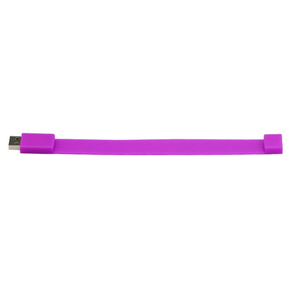 กำไลซิลิโคน 2GB USB 2.0 แฟลชดิสก์, 2GB (Purple)