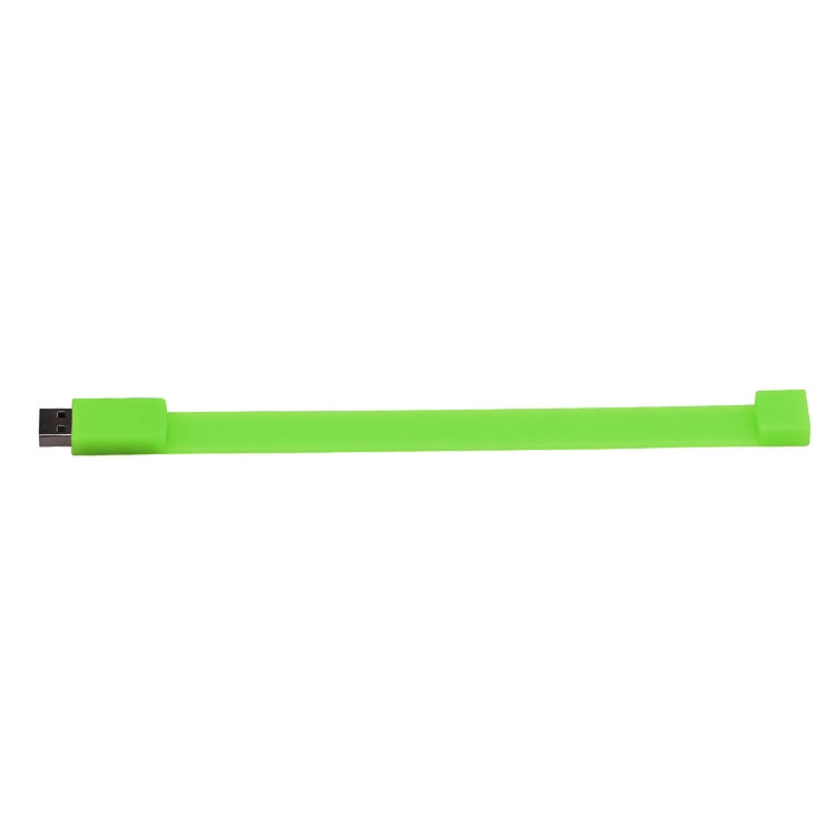 กำไลซิลิโคนขนาด 16GB USB 2.0 แฟลชดิสก์, 16GB (Green)