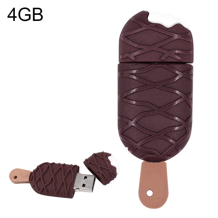 แฟลชดิสก์ USB สไตล์ไอศกรีมขนาด 16GB, 2GB, 4GB, 8GB, 16GB