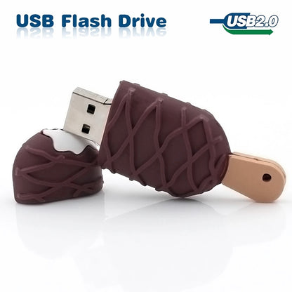 แฟลชดิสก์ USB สไตล์ไอศกรีมขนาด 16GB, 2GB, 4GB, 8GB, 16GB