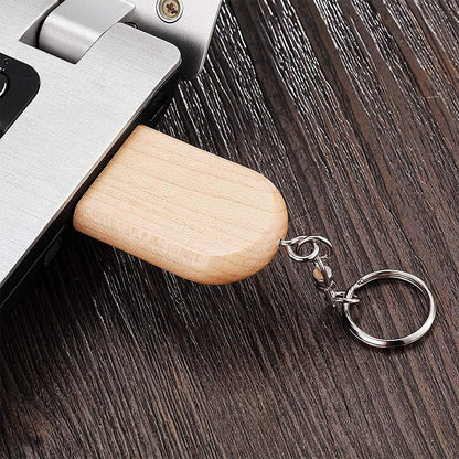 แฟลชดิสก์ USB วัสดุไม้ 8 GB, 2GB, 4GB, 8GB