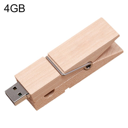 แฟลชดิสก์ USB แบบคลิปไม้ขนาด 4 GB, 2GB, 4GB, 8GB