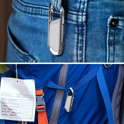 แฟลชดิสก์พวงกุญแจโลหะสไตล์ USB 2.0 ขนาด 4GB (สีเทา), 4GB (Grey)