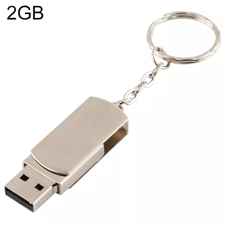 แฟลชดิสก์ Mini USB 2.0 Metal Series พร้อมพวงกุญแจ (16GB), 2GB, 4GB, 8GB, 16GB