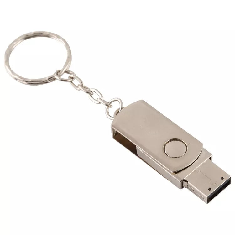 แฟลชดิสก์ Mini USB 2.0 Metal Series พร้อมพวงกุญแจ (16GB), 2GB, 4GB, 8GB, 16GB