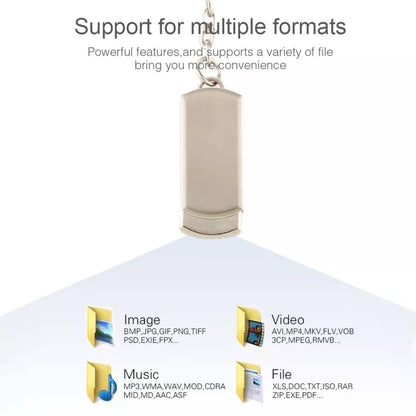 แฟลชดิสก์ Mini USB 2.0 Metal Series พร้อมพวงกุญแจ (16GB), 2GB, 4GB, 8GB, 16GB