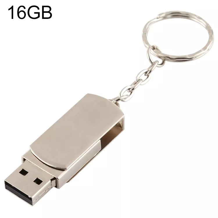 แฟลชดิสก์ Mini USB 2.0 Metal Series พร้อมพวงกุญแจ (16GB), 2GB, 4GB, 8GB, 16GB