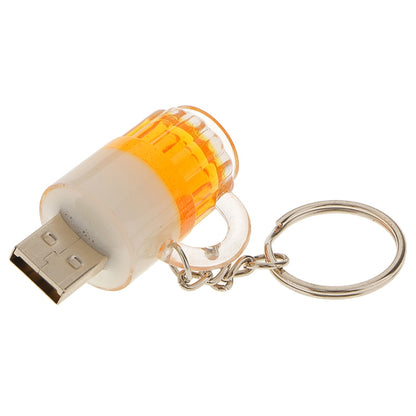 แฟลชดิสก์ USB สไตล์พวงกุญแจเบียร์พร้อมหน่วยความจำ 32GB, 32GB