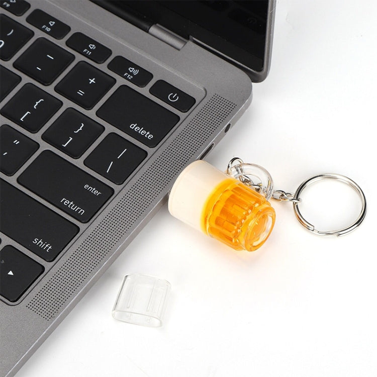 แฟลชดิสก์ USB สไตล์พวงกุญแจเบียร์พร้อมหน่วยความจำ 32GB, 32GB