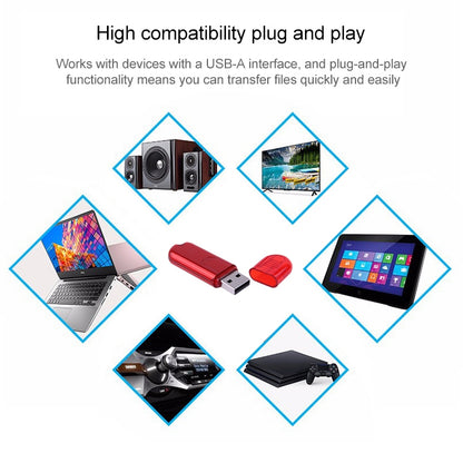 แฟลชดิสก์ USB ขนาด 8GB, 8GB (Red)