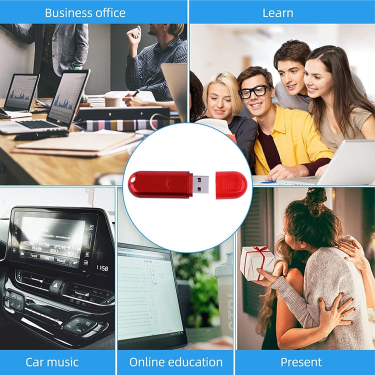 แฟลชดิสก์ USB ขนาด 8GB, 8GB (Red)