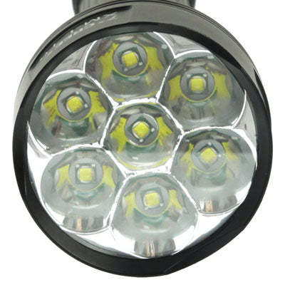 5 โหมด, 7x Cree XM-L T6, ฟลักซ์ส่องสว่าง: 8000lm, ความยาว: 24.5 / 30.5 ซม.