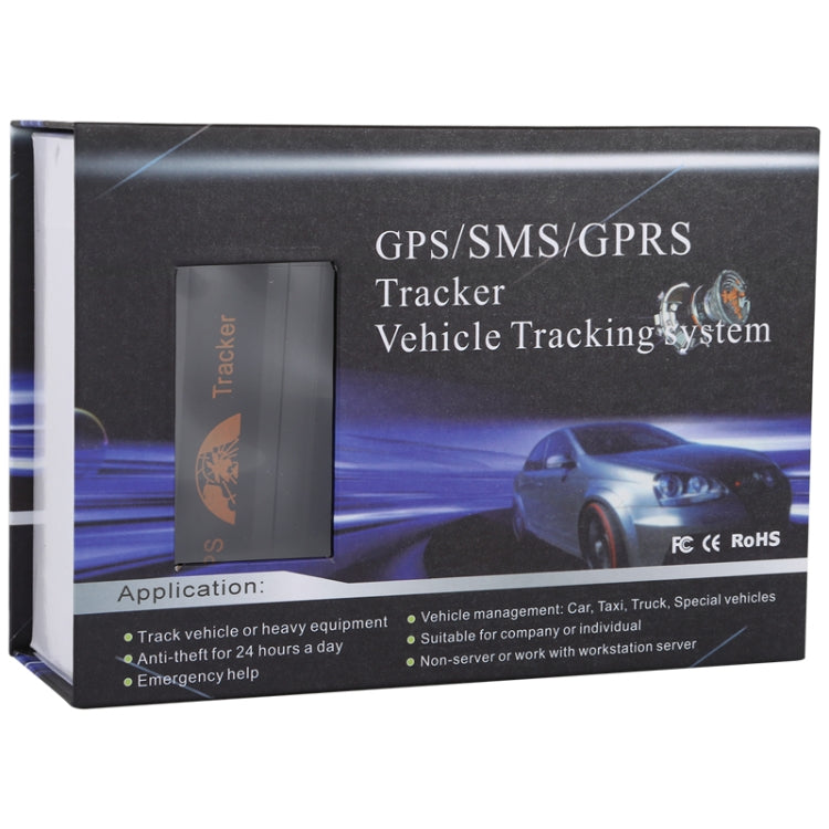 TK103A GPS / SMS / GPRS Tracker ระบบติดตามยานพาหนะ รองรับซิมการ์ดคู่ ออกแบบมาโดยเฉพาะสำหรับรถยนต์ แท็กซี่ รถบรรทุก, TK103A