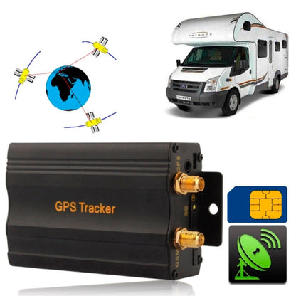 ระบบติดตามยานพาหนะ 103B GSM / GPRS / GPS รองรับหน่วยความจำการ์ด TF แบนด์: 850 / 900 / 1800 / 1900Mhz, 103A, 103B, Remote Control (Cut off Oil and Circuit)