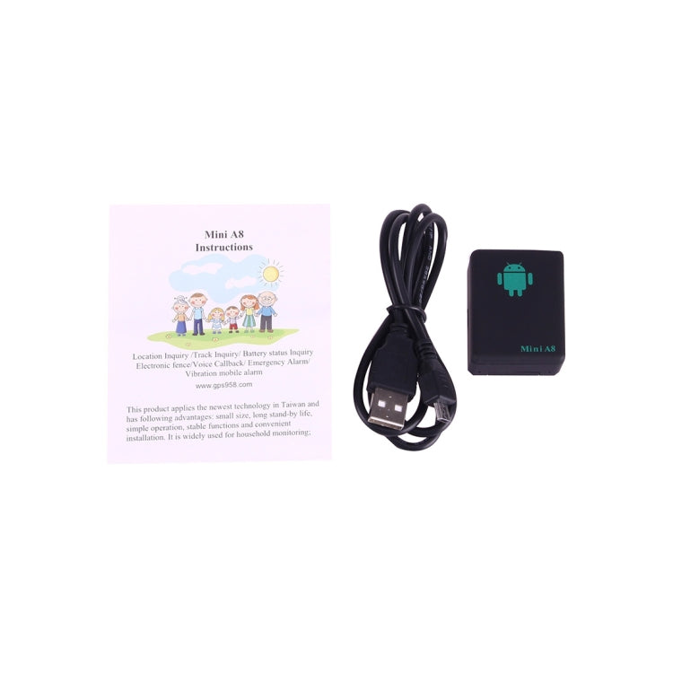 TRACKER Mini A8 Real Time 4 Bands Global Locator GSM/GPRS Tracker อุปกรณ์ติดตามสำหรับส่วนบุคคล