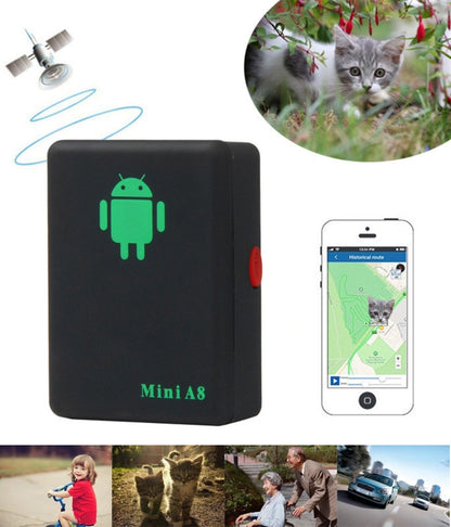 TRACKER Mini A8 Real Time 4 Bands Global Locator GSM/GPRS Tracker อุปกรณ์ติดตามสำหรับส่วนบุคคล