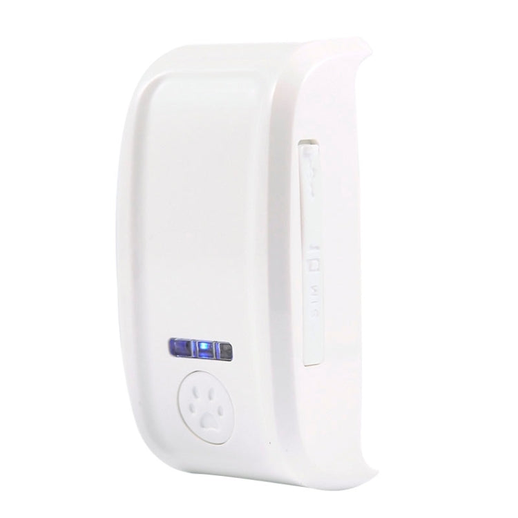 KH-909 Universal IPX6 เครื่องติดตาม GPS กันน้ำสำหรับสัตว์เลี้ยง / เด็ก / ผู้สูงอายุ, KH-909 White + Black, KH-909 White + Blue