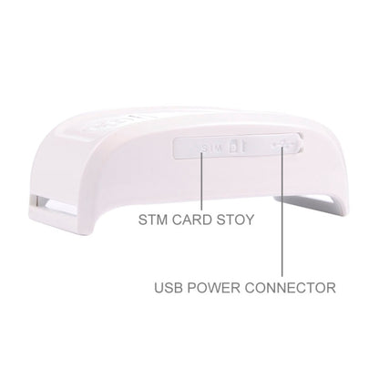 KH-909 Universal IPX6 เครื่องติดตาม GPS กันน้ำสำหรับสัตว์เลี้ยง / เด็ก / ผู้สูงอายุ, KH-909 White + Black, KH-909 White + Blue