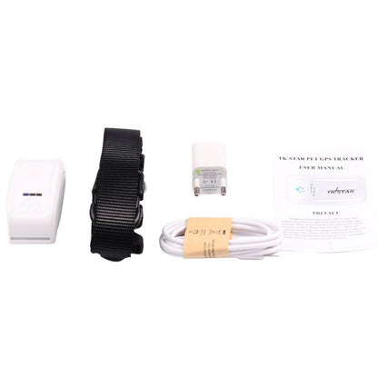 KH-909 Universal IPX6 เครื่องติดตาม GPS กันน้ำสำหรับสัตว์เลี้ยง / เด็ก / ผู้สูงอายุ, KH-909 White + Black, KH-909 White + Blue