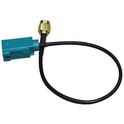 Fakra Z Female ถึง RP-SMA Male Connector Adapter Cable / เชื่อมต่อ Antenna, Fakra Z Female to RP-SMA
