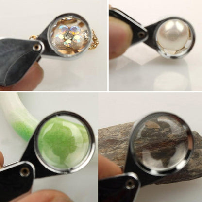 10X - 20X แบบพกพาและหมุนได้เครื่องประดับมือถือ Loupe แว่นขยายอ่านหนังสือแว่นขยาย (MG22181), 10X - 20X