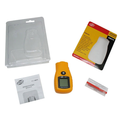 BENETECH เครื่องวัดอุณหภูมิอินฟราเรดดิจิตอลขนาดเล็ก ช่วงอุณหภูมิ -32 - 280 องศา (GM270), GM270
