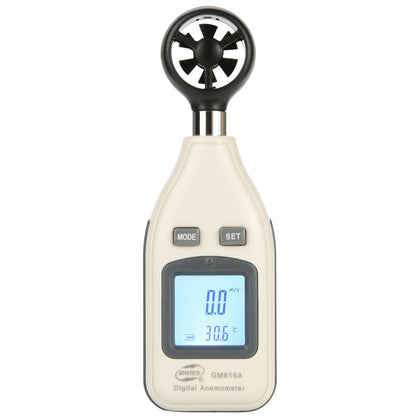 BENETECH เครื่องวัดความเร็วลมแบบดิจิตอลอิเล็กทรอนิกส์ (GM816A), GM816A