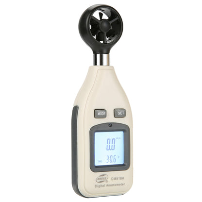 BENETECH เครื่องวัดความเร็วลมแบบดิจิตอลอิเล็กทรอนิกส์ (GM816A), GM816A