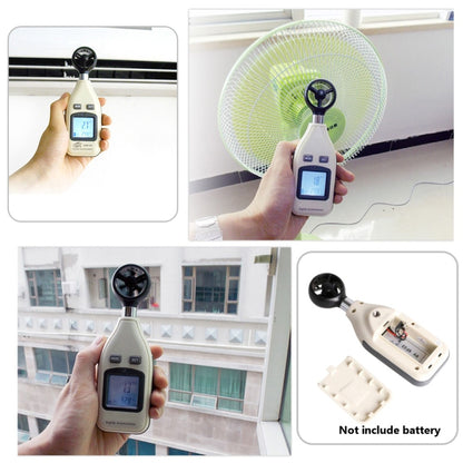 BENETECH เครื่องวัดความเร็วลมแบบดิจิตอลอิเล็กทรอนิกส์ (GM816A), GM816A