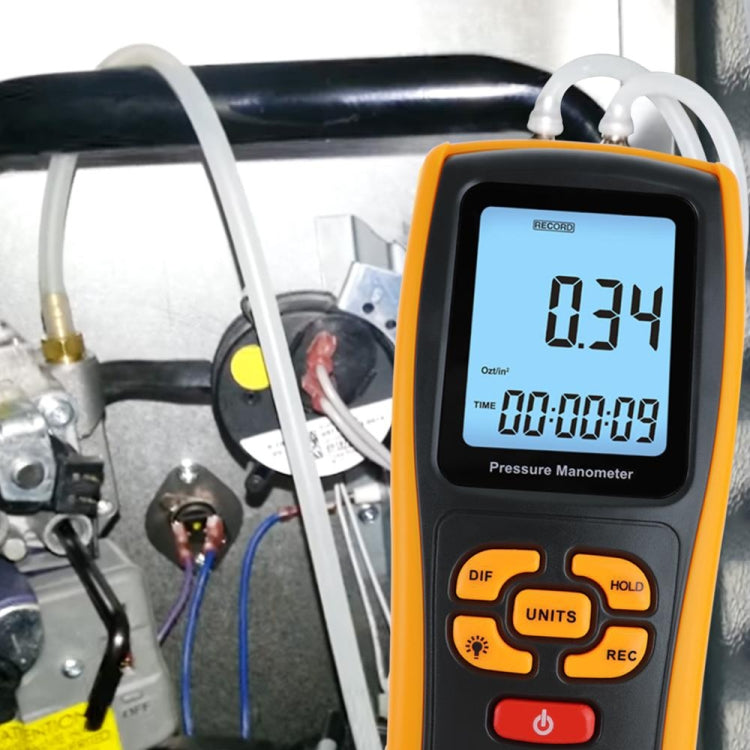 BENETECH GM520 เครื่องวัดความดันจอแสดงผล LCD